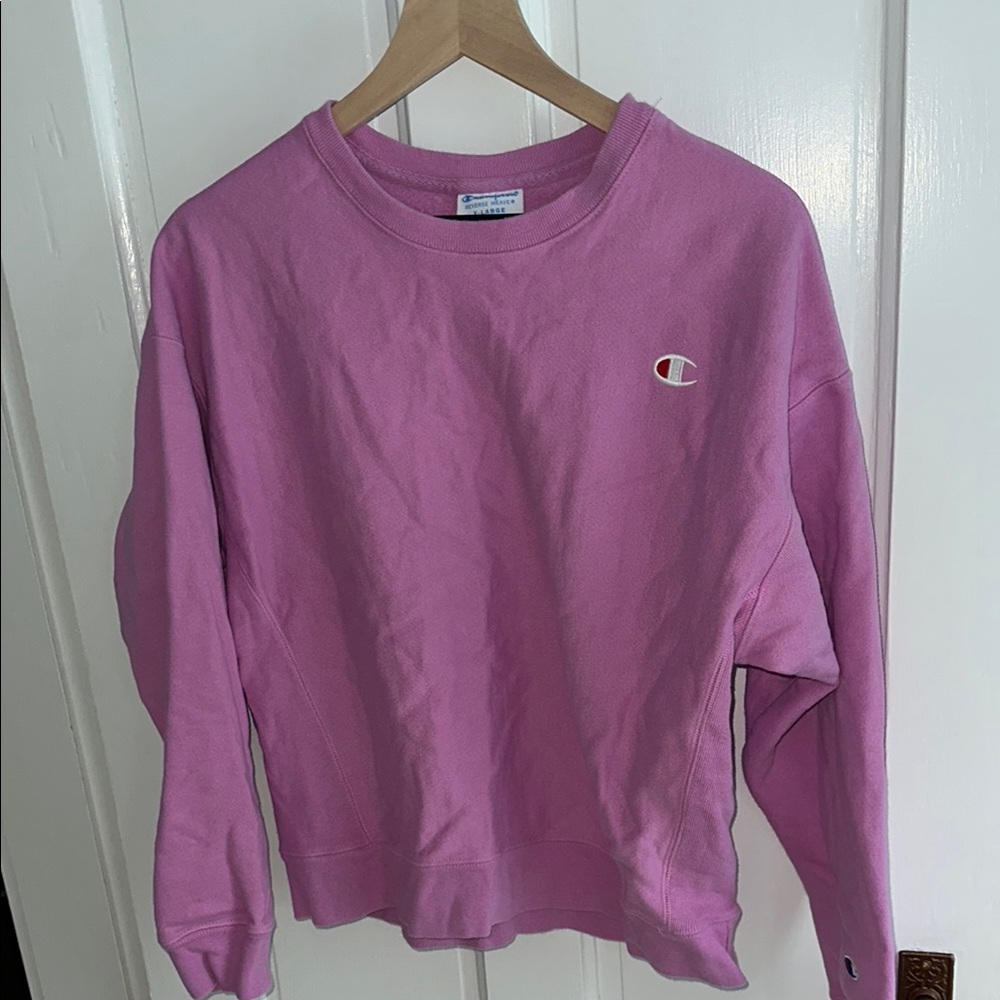 Champion XL reverse weave cropped sweatshirt